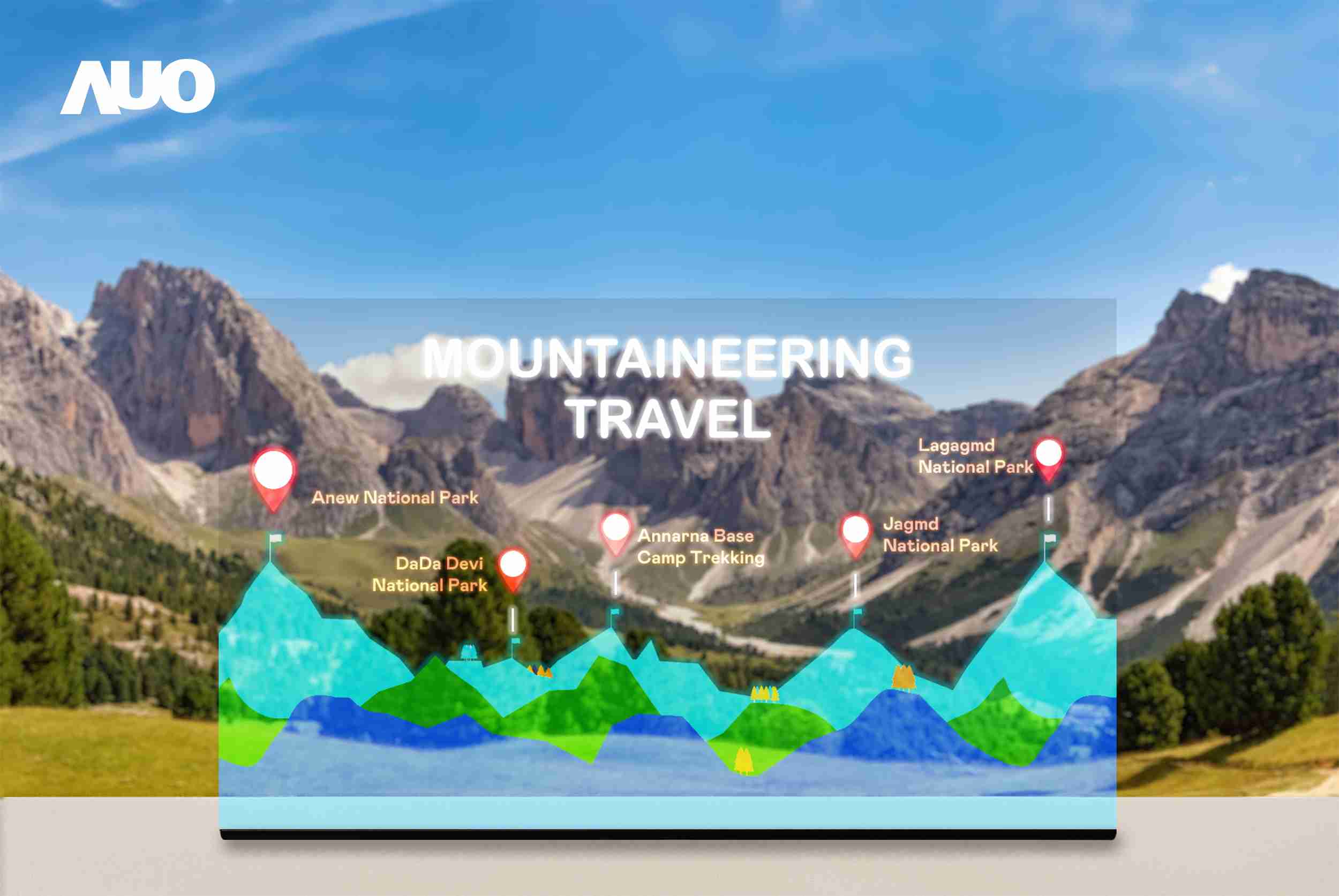 壹号平台展示全球单片尺寸最大(*)42吋透明Micro LED显示器拼接而成的〝64吋透明Micro LED显示器〞，，具备高透明度、、1,000 nits高亮度、、、、广色域、、、采用三边无边框的无缝拼接等多重特色，，，呈现超高清、、细腻画质而不遮挡后方视觉，，，满足层峰需求，，，可广泛运用于零售、、、艺术展览或商业空间等场域